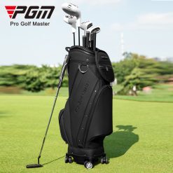 Túi đựng đồ chơi golf PGM QB173 dành cho nam và nữ, túi cứng có thể kéo dài, túi đựng đồ chơi golf bốn bánh đẩy bằng máy bay